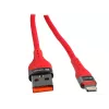 Cable USB A-Lightning 1m Red