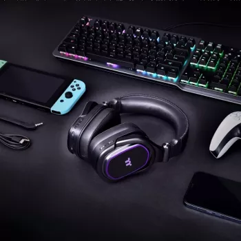 Thermaltake ARGENT H5 RGB, Wireless, Gaming, 20 - 40000 Hz, 412 g, Headphones, Black