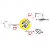 ROLINE - USB Cable - 24 pin USB-C (M) to 24 pin USB-C (M) - USB 2.0 - 1.85 m - USB-Power Supply (100 W) - Black (11.02.8308)