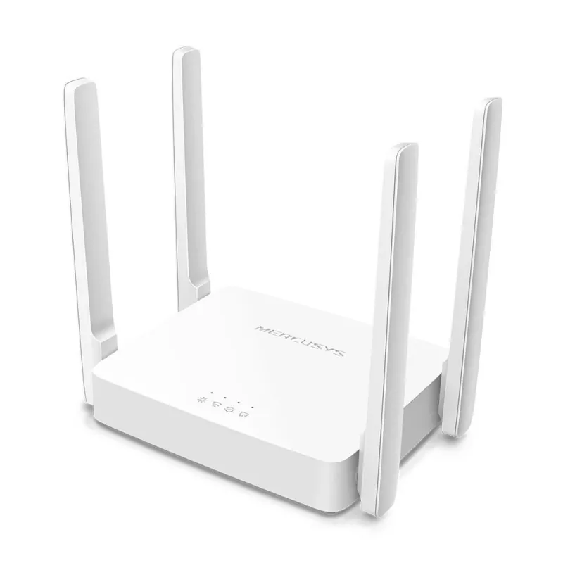 Tabletop router MERCUSYS AC10 Dual-band 2.4/5 GHz Wi‑Fi 5, 4 external antennas, 1x Fast Ethernet (WAN/LAN)