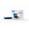 Laptop stand Gembird NBS-1F15-04 for laptops up to 15 inch, black, ABS, 330×250×25 mm