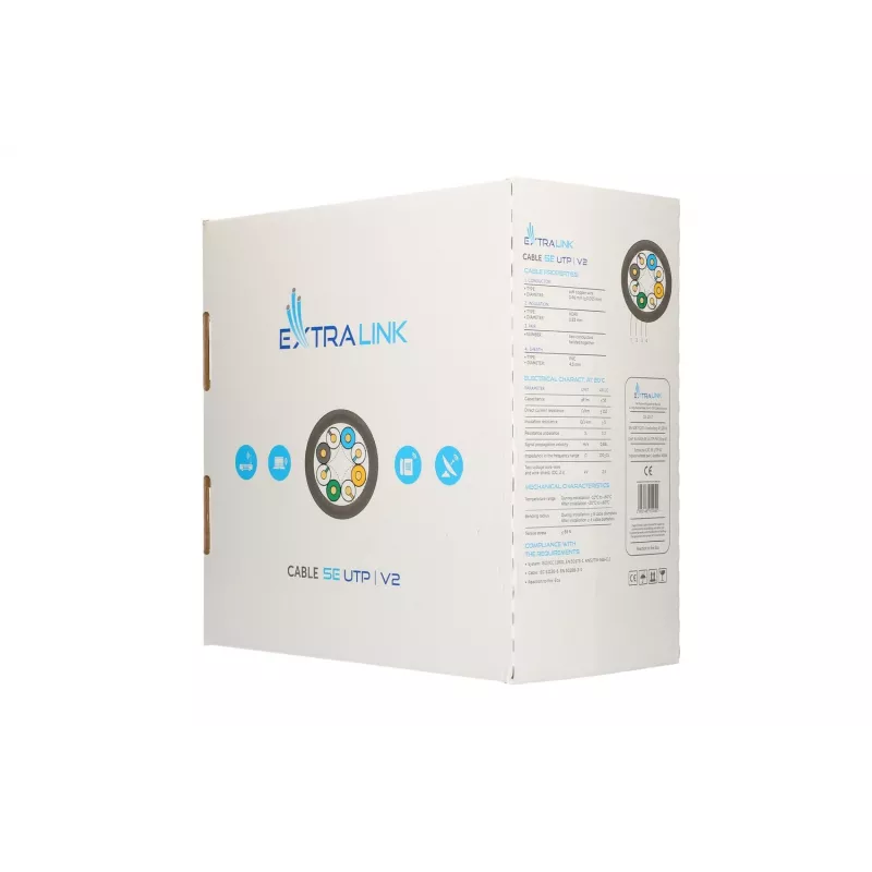 Extralink Twisted pair CAT5E UTP (U/UTP) V2 Indoor 305M