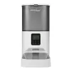 GreenBlue GB393 Automatic Pet Food Dispenser, 6 L, USB 5V/1A, White