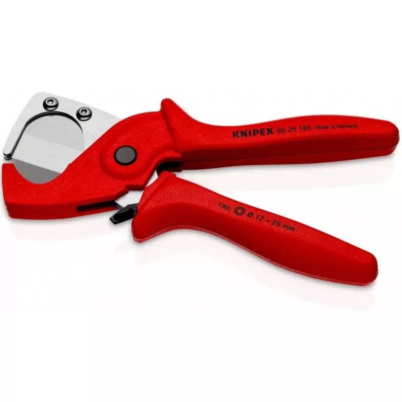 Knipex 90 25 185 - Rohrschneider - Steel - Plastic - Red - 1,2 cm - 18,5 cm (90 25 185)