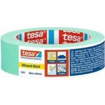 tesa ALLROUND MASK 04352-00002-00 Kreppband Mint (L x B) 50 m x 30 mm 1 pc(s) (04352-00002-00)