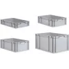 Storage box allit ProfiPlus 40.0 x 60.0 x 32.0 cm grey, model 456814