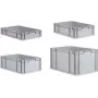 Storage box allit ProfiPlus 40.0 x 60.0 x 32.0 cm grey, model 456814