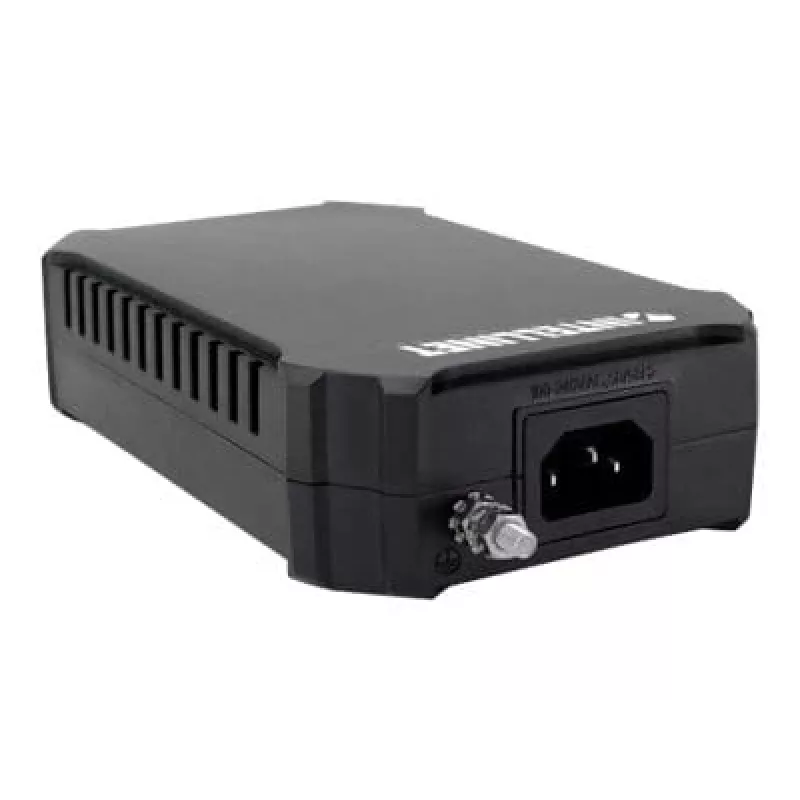 Intellinet Gigabit PoE++ Injector, One 95 W Port, IEEE 802.3bt (4PPoE) Compliant, Plastic Housing, Wall-mount Option