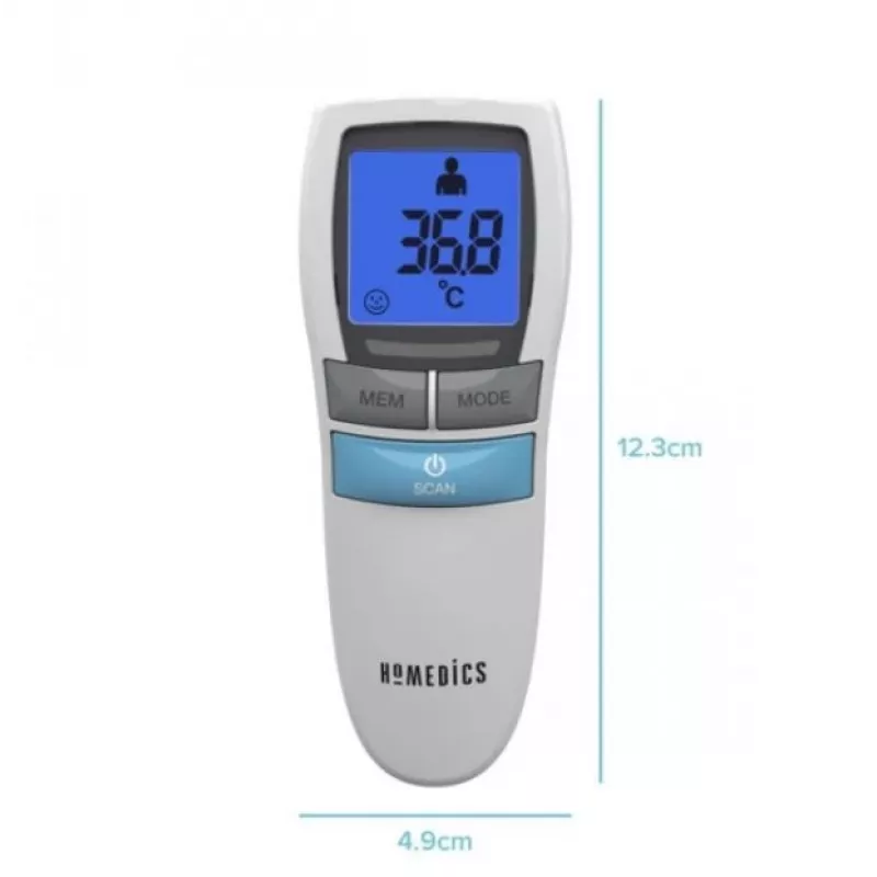 Infrared No-Touch Thermometer HoMedics TE-200-EEU — fast, contactless measurement for adults and children