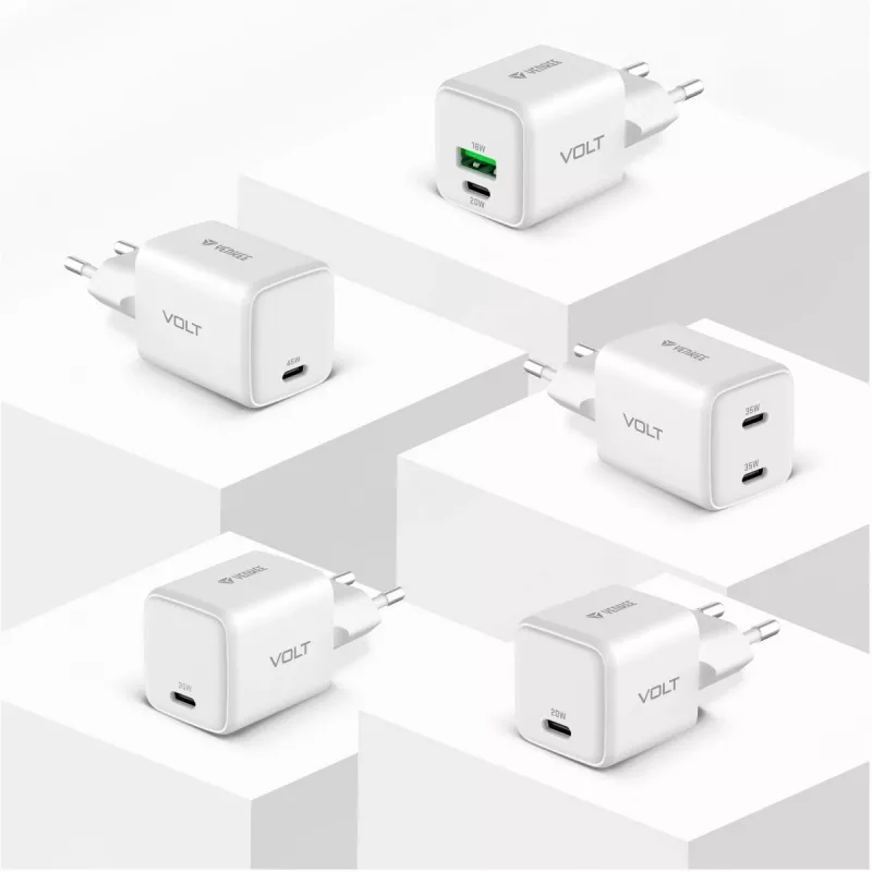 USB-C Charger YENKEE G45 VOLT 45W Power Delivery 3.0, 3A output
