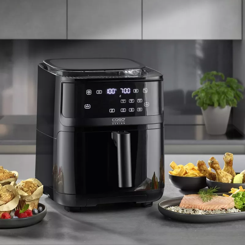 Air fryer Caso Steam and AirFry 700, 1700 W, 7 L, black