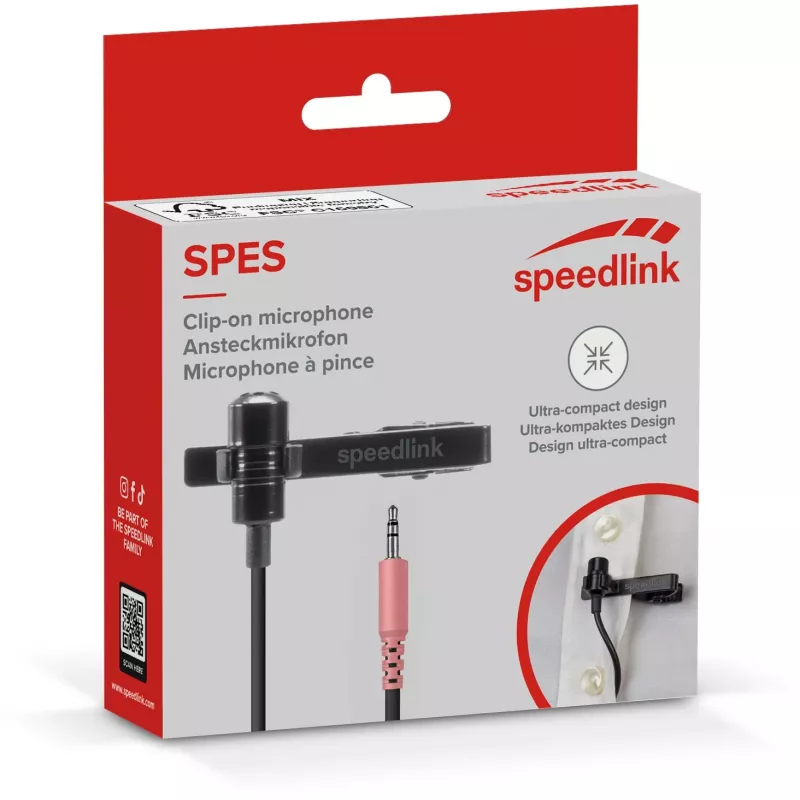 Clip-on microphone SPEEDLINK SPES
