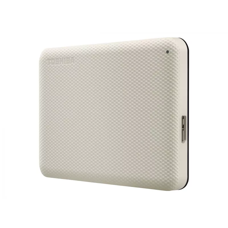 Toshiba Canvio Advance - Festplatte - 4 TB - extern (tragbar) - 2.5 (6.4 cm) - USB 3.2 Gen 1 - hellbeige