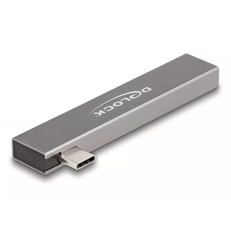 DeLOCK 3 Port Slim USB Hub USB Type-C 10 Gbps 2 x USB 2.0