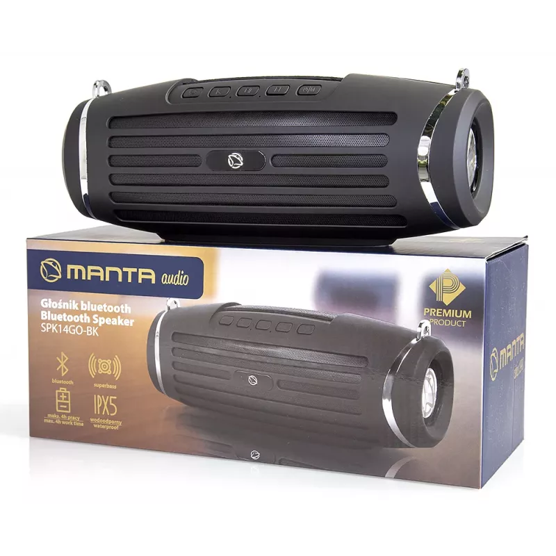 Portable Speaker Manta SPK14GO BT Black