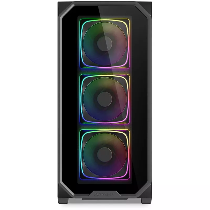 PC Case Sharkoon AK5G RGB Midi Tower Black