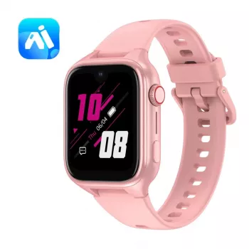 Smartwatch Stelio Junior Pro AI 4G ST-SWJ102-PK — children's 4G watch, pink