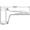 Wallmount ALLNET ALL-CAM2488-LVEN security camera with junction box