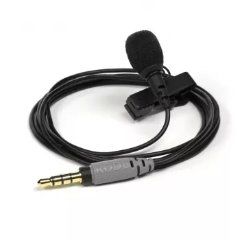 Lavalier microphone RØDE smartLav+ — wired omnidirectional 3.5 mm, 20–20,000 Hz, -35 dB sensitivity, 2 pcs, carrying case