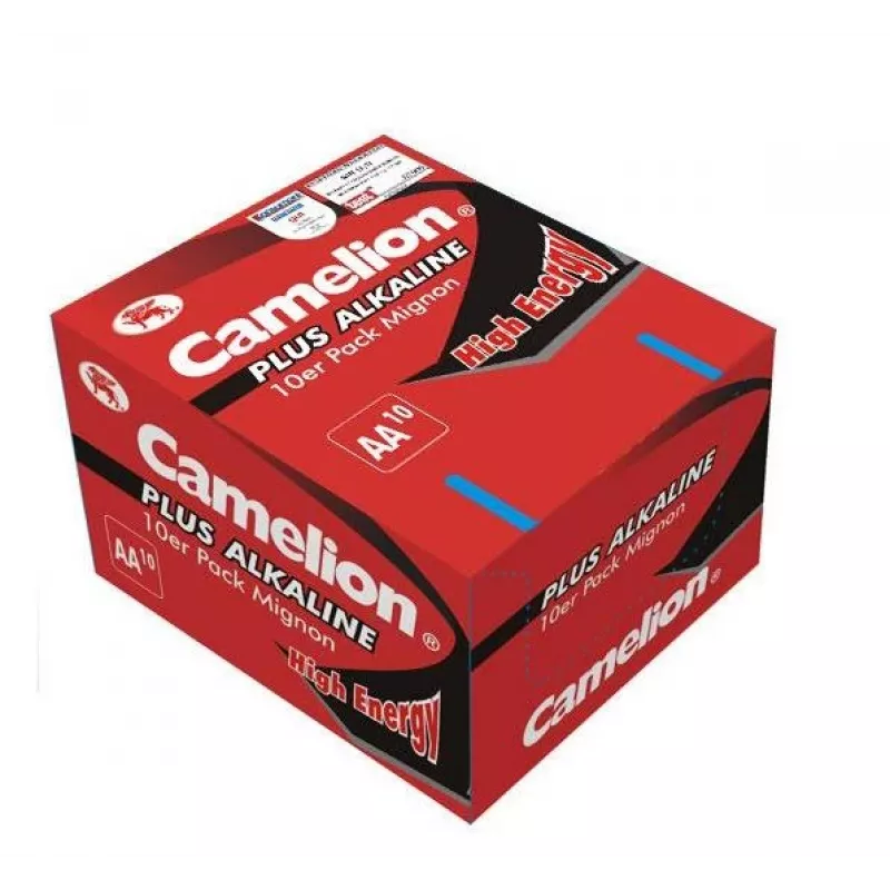 Single-use battery CAMELION LR6-SP10 AA Alkaline 1.5 V, 10 pcs, 49.8 mm x 1.41 cm, 24 g each