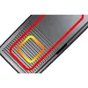Electric Table Grill Rommelsbacher BBQ 2003 — 1900 W, 50×25 cm, ribbed + Teppanyaki, adjustable thermostat, silver/black