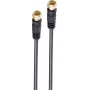 Coaxial Cable ShiverPeaks BS80098-G-128CP-S 10m F Black