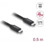 C2G USB 2.0 A Right Angle to Micro-USB B Right Angle Cable - USB Cable - Micro-USB Type B (M) to USB (M) - 2 m - 90° Plug, Right-Angled Plug - Black