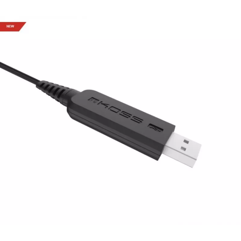 Koss CS200 USB Headset Wired headband Calls/Music USB Type-A Black