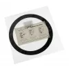 Dust filter DEMCiflex 120 mm round, black/white for case fan and ventilation openings