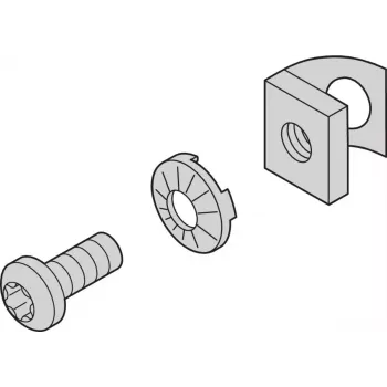 SCHROFF Montagematerial for cabinet exterior - Mounting Kit T-NUT (4X) (27230144)