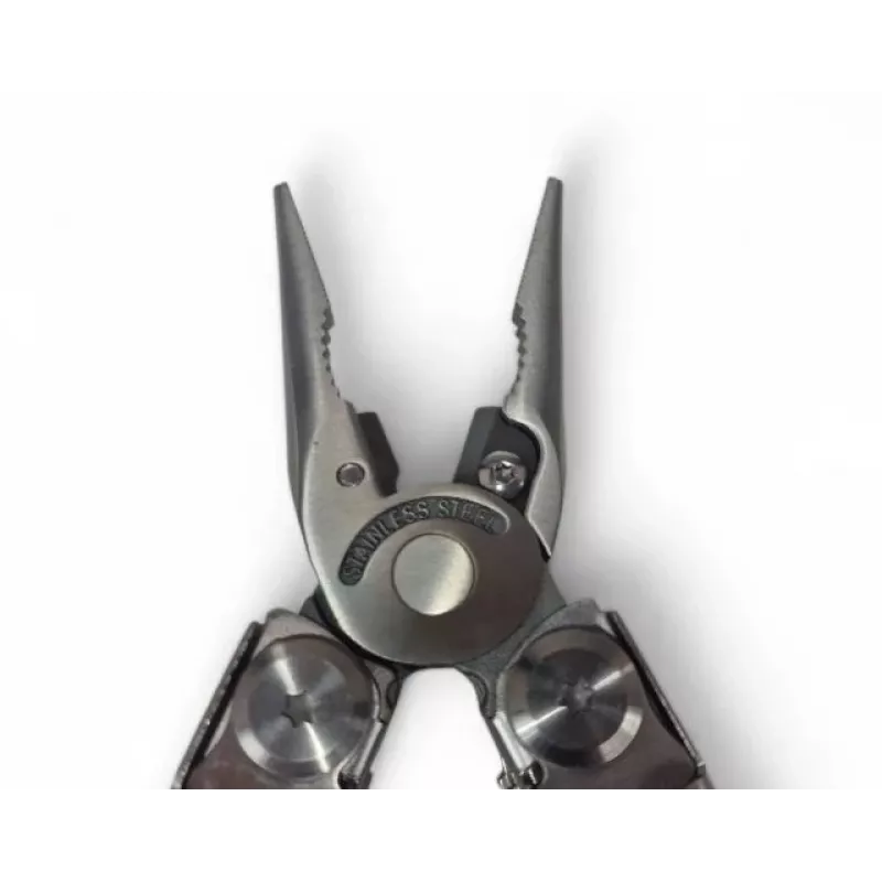 Multitool AZYMUT Giewon FS Fire Starter multitool with 19 tools, flint striker, whistle, belt sheath (H2038A)