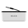 Belkin USB 2.0 4-Port Travel Hub, Silver, F4U021bt
