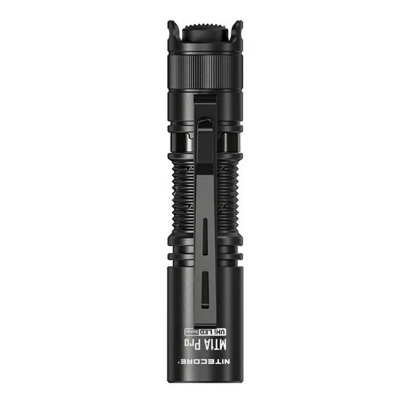 Hand flashlight Nitecore MT1A Pro — LED 50 lm, USB rechargeable, 1100 mAh, aluminum, waterproof, shockproof, black
