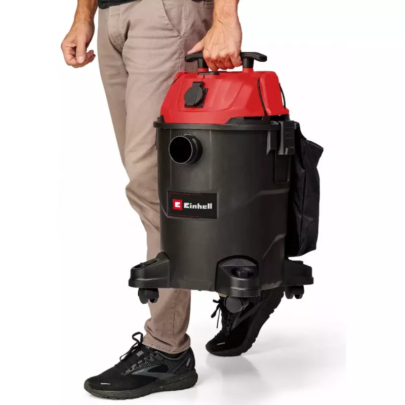 Einhell TC-VC 1825 A Wet/Dry Vacuum, 25 L, Red/Black