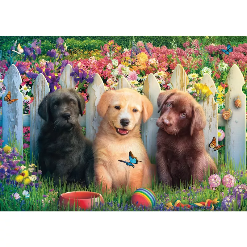 sweet puppy scene, Puzzle 1000 Pieces