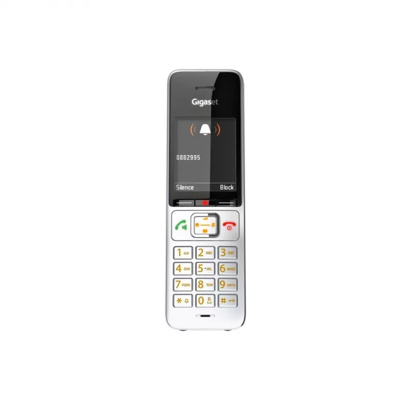Gigaset COMFORT 500HX duo Analog/DECT telephone Caller ID Black, Silver