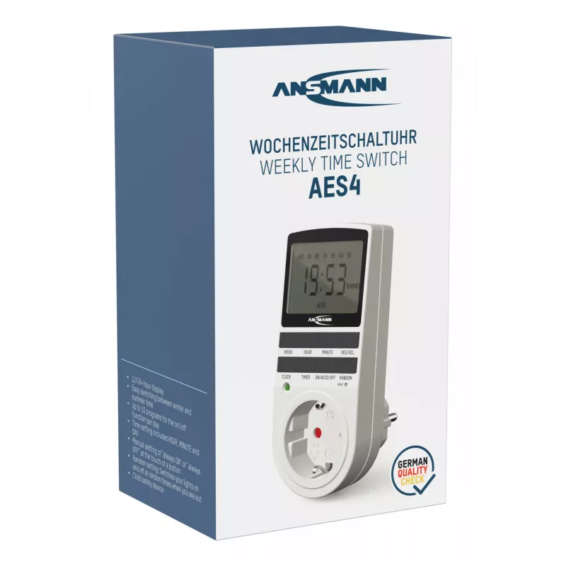 Daily/Weekly timer Ansmann 1260-0006
