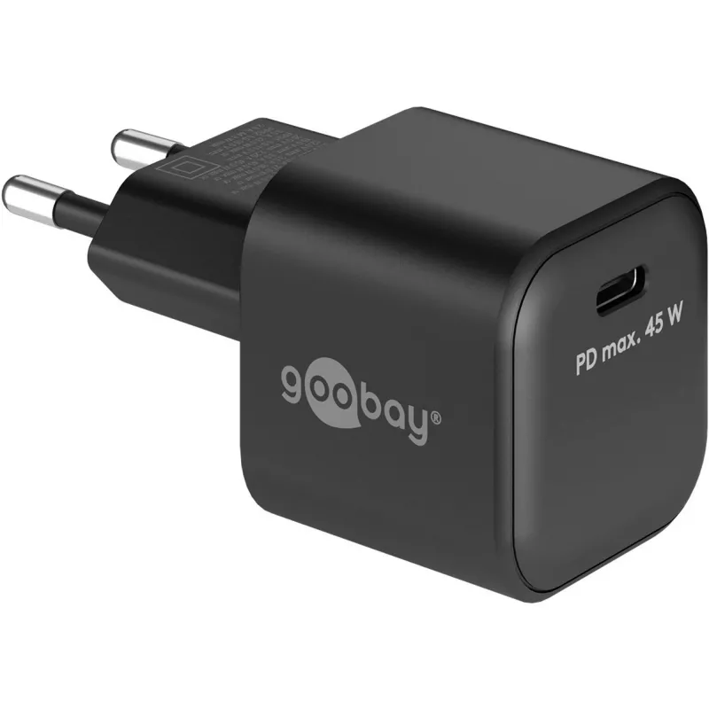 Goobay Charger 65331 Indoor AC Fast Charging Black USB Type-C