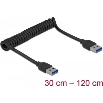 USB cable DeLOCK 85348 USB 3.2 Gen 1 1.2 m USB A Black