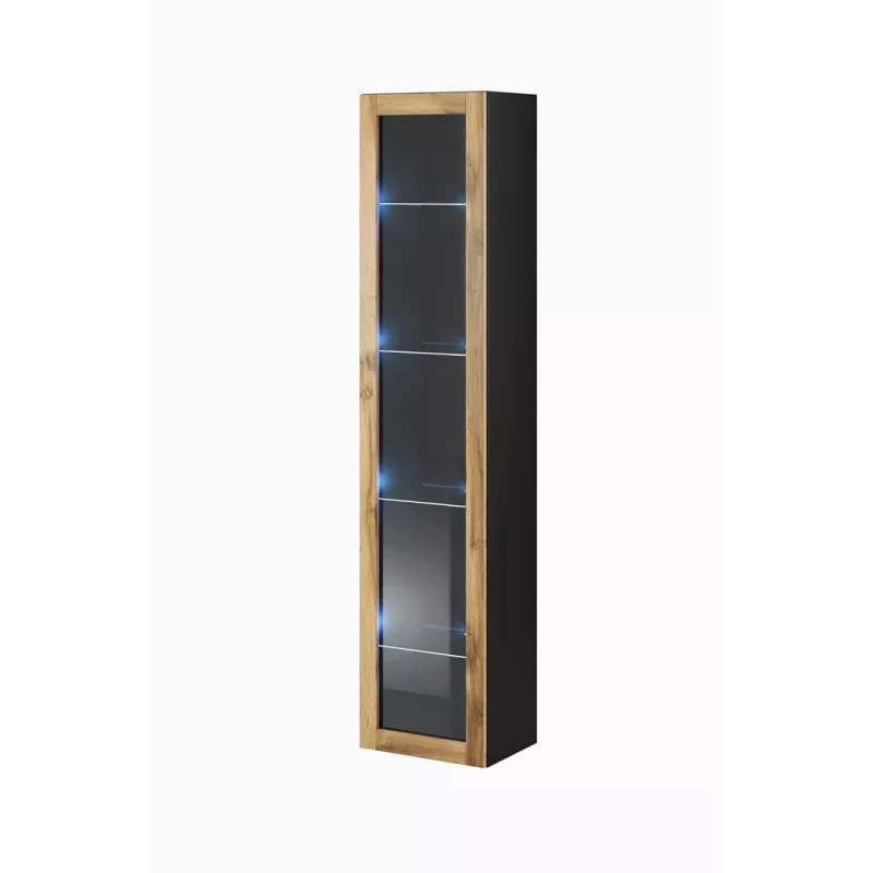Cama living room cabinet set VIGO 3 black/wotan oak