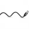 Ethernet-Cable USB-C 3.2 Gen2 Plug > RJ-45 Plug, LAN-Adapter black/Silver, 3 Meter, braided textile jacket