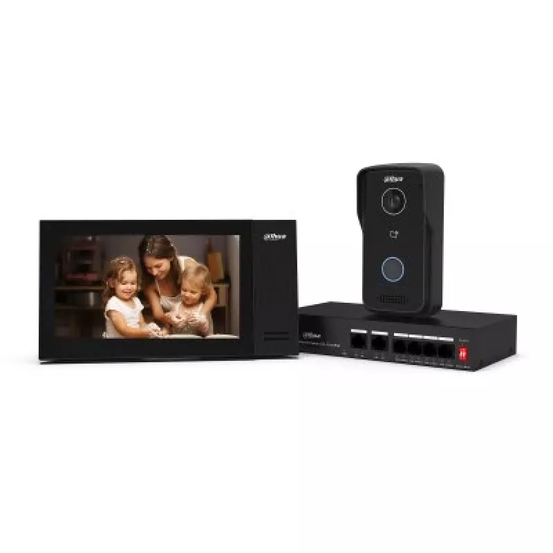Dahua Technology DHI-VTO2111D-P-S3 video intercom system 2 MP 17.8 cm (7 inch) Black