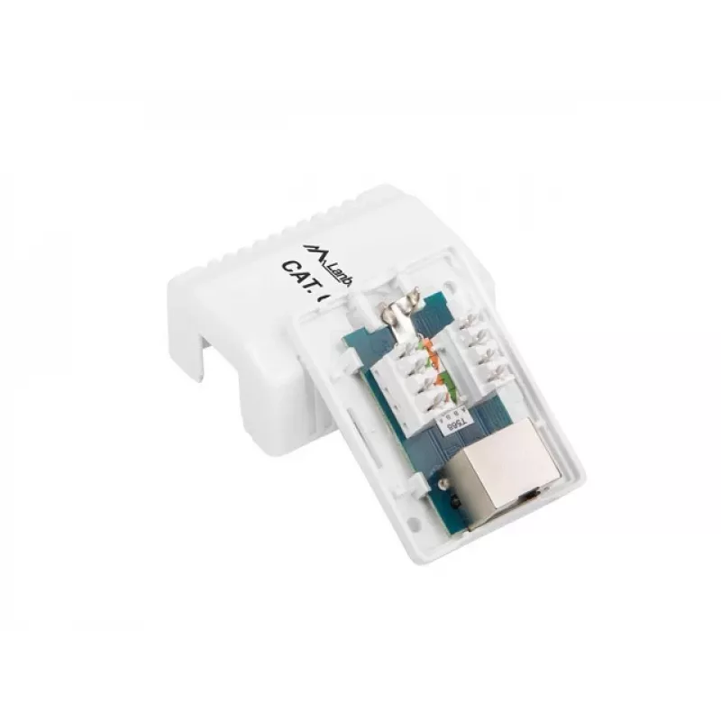 Outlet Box RJ-45 White Lanberg OS6-0001-W