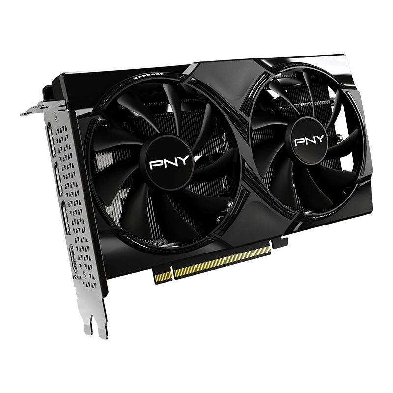 Graphics card PNY GeForce RTX 5050 — 8 GB GDDR6, 2317 MHz, 128-bit, PCIe x8 5.0, dual-fan cooling