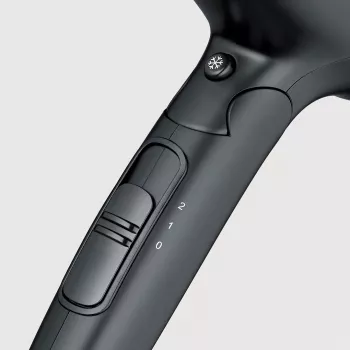 Hair dryer SEVERIN HT 0159 — 1600 W, dual voltage 110/220–240 V, 2 speeds, cool shot, 1.8 m cord, black