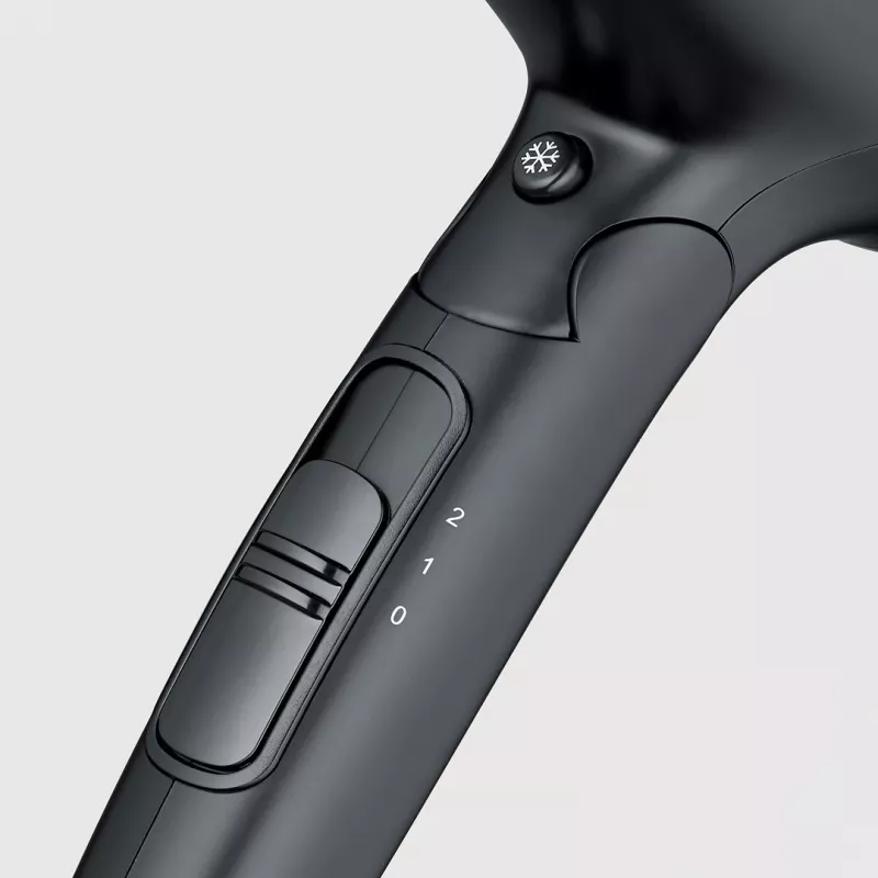 Severin HT 0159 travel hair dryer, 1600 W, foldable handle, black