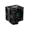 Air cooler DeepCool AK400 ZERO DARK PLUS — 120 mm FDB fan, 4 heat pipes 6 mm, for LGA 1700/AM4/AM5, height 155 mm, black