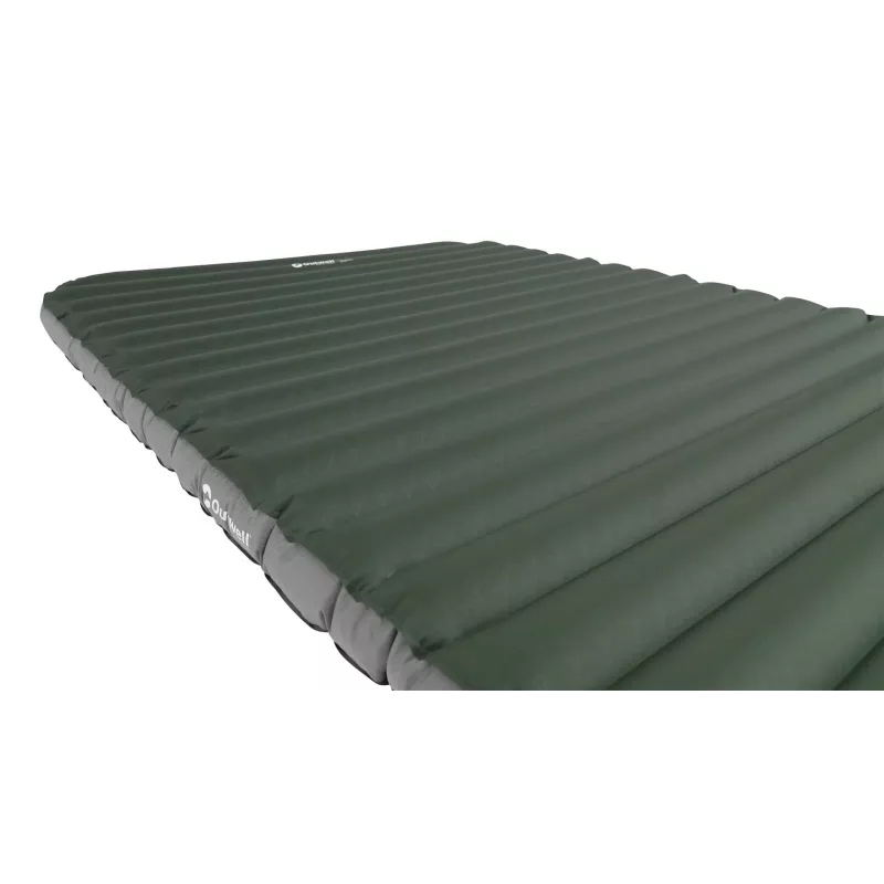 Inflatable double mattress Outwell 400124 — 1200×1950×110 mm, polyester/PVC, green