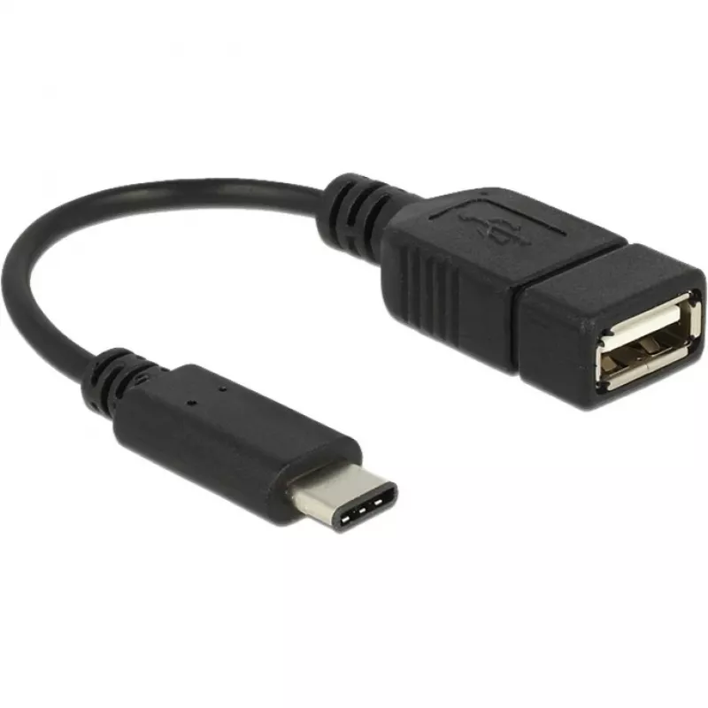 USB Cable DeLOCK 65579 USB 2.0 0.15 m USB C USB A Black