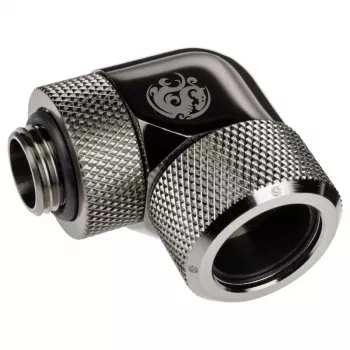 Adapter 90° BitsPower Advanced Multi-Link G1/4 inch AG to 16mm OD Hardtube, rotatable
